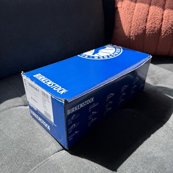 Birkenstock Boston Taupe Soft Suede Leather - Picture 8 of 8